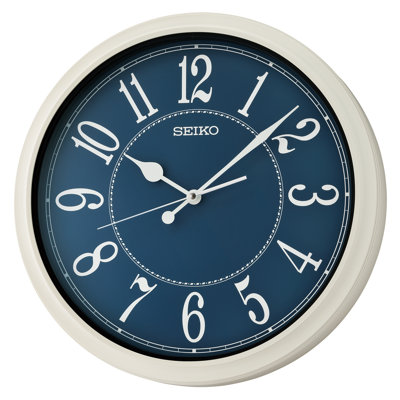 QXA801HLH Wall Clock, Blue