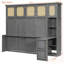 Lit escamotable avec bureau et armoires en rotin, lit mural peu encombrant pour bureau à domicile-2034179752