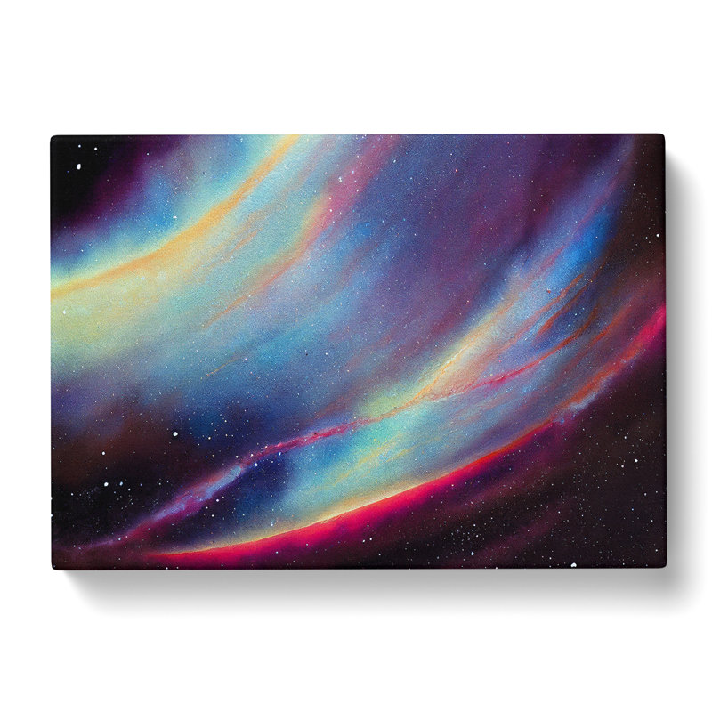 Galaxy Watercolour Vol.1 - Wrapped Canvas, 40cm H x 60cm W x 3cm D