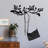 Durable Metal Wall Hook, Black Finish, 23.6 x 9.4 x 0.8 inches | 100% Metal Construction, Weight Capacity: 0.7 lbs | Ideal for Home Organization, Entryway, and Coat Storage | Easy Installation with Screws Included, Stylish and Functional Design