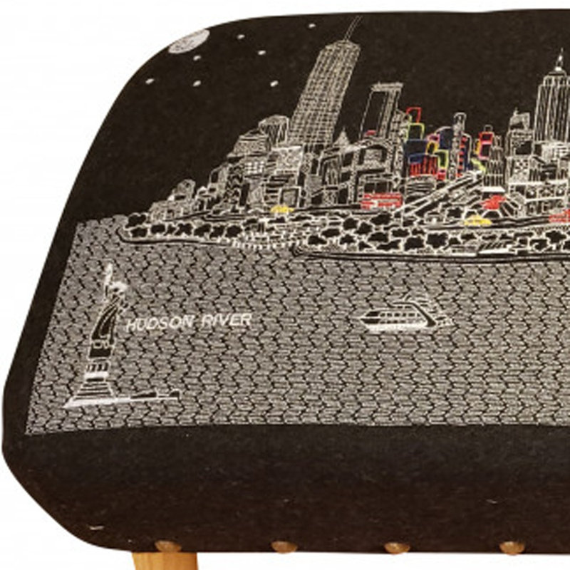 Hima Upholstered Ottoman