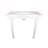 White Vitreous China Wall Mount Bathroom Console Sink Large Wash Basin