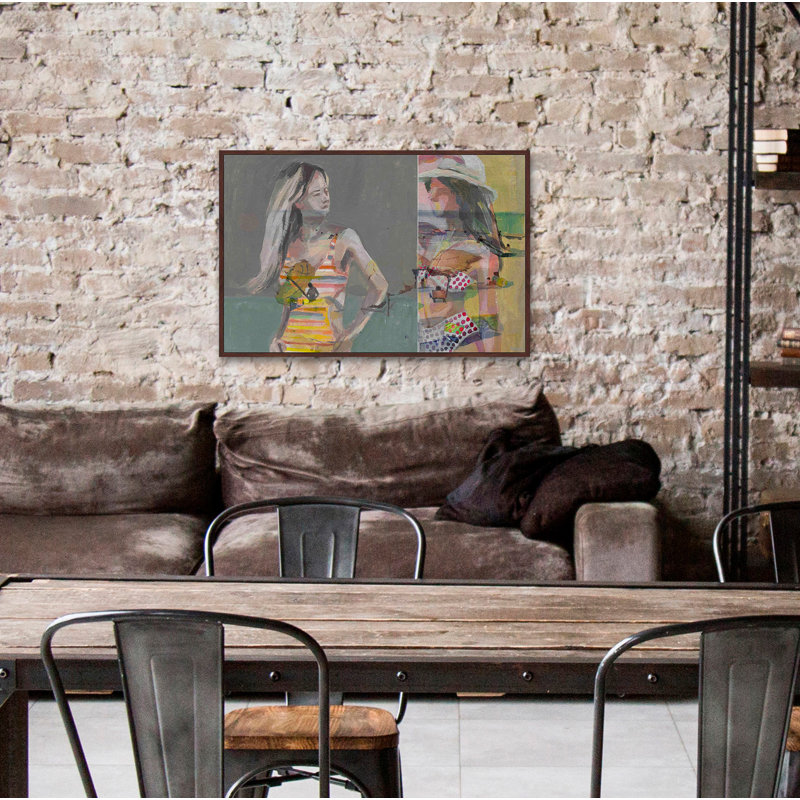« mode swimsuits »-impression sur toile, H 12 po x l 18 po