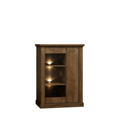 Condrey 1-Door 1-Drawer Showcase With lighting
