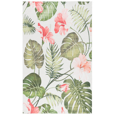 Tapis floral lavable à la machine Borreli 850 Performance