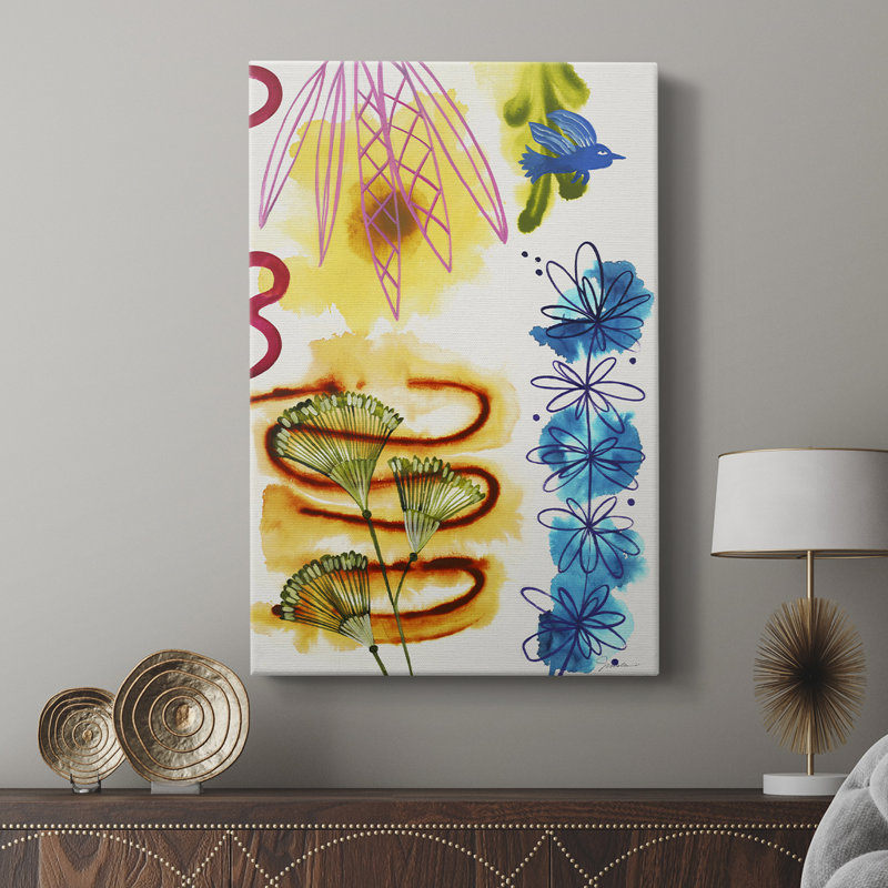 Flower Power I - galerie sur mesure, H 12 po x l 8 po