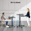 Adjustable Metal Base Standing Desk-1779981359