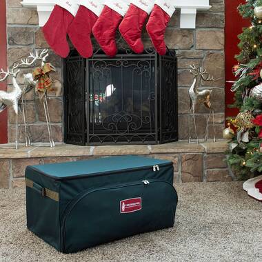 30 Transparent Christmas Gift Wrap Organizer Bag with Handles