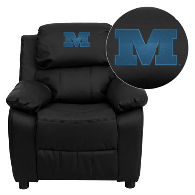 NCAA Embroidered 15 in. Recliner Kids Recliner