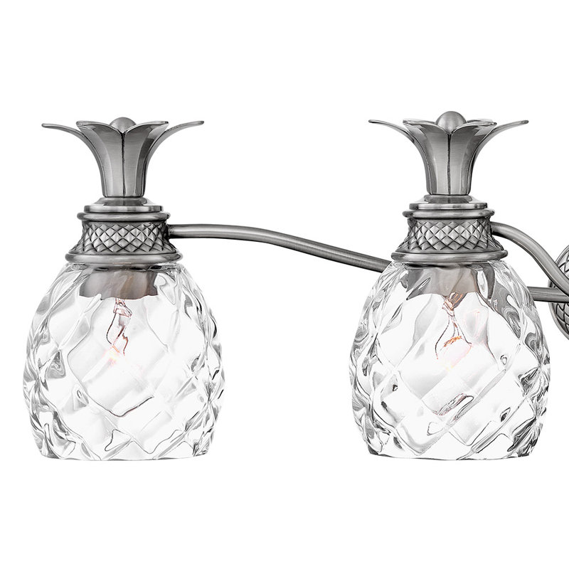 BATH PLANTATION Bath Five Light, Silver/White