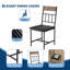 Ensemble de salle à manger pour 4 personnes, banc rembourré et 2 chaises rembourrées avec rangement intégré pour toute petite cuisine-129775511-129775508-129775505