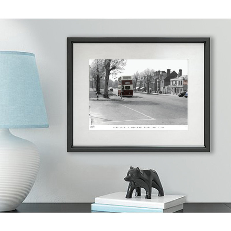 Tenterden, The Green And High Street C1950 by Francis Frith - Single Picture Frame Print, 60cm H x 80cm W x 2.3cm D