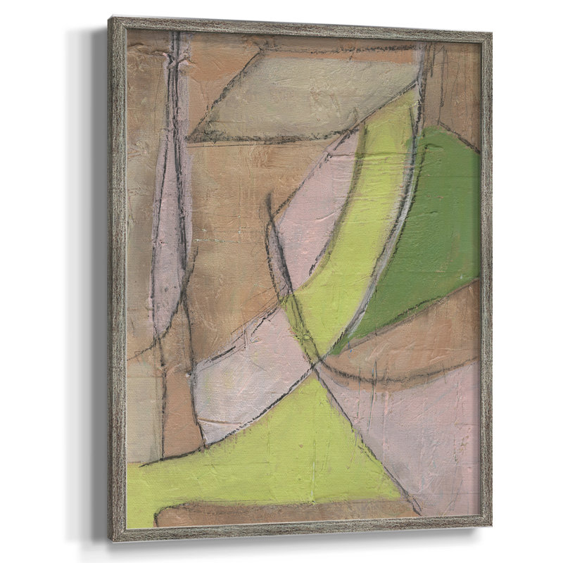 «Many Layers II», reproduction encadrée - bois massif, H 21 po x l 17 po