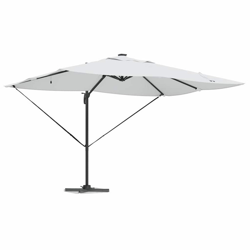 Cantilever Parasol, Beige, 265cm H x 251cm W x 251cm D