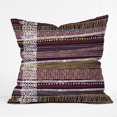 Coussin en polyester Abstract Border