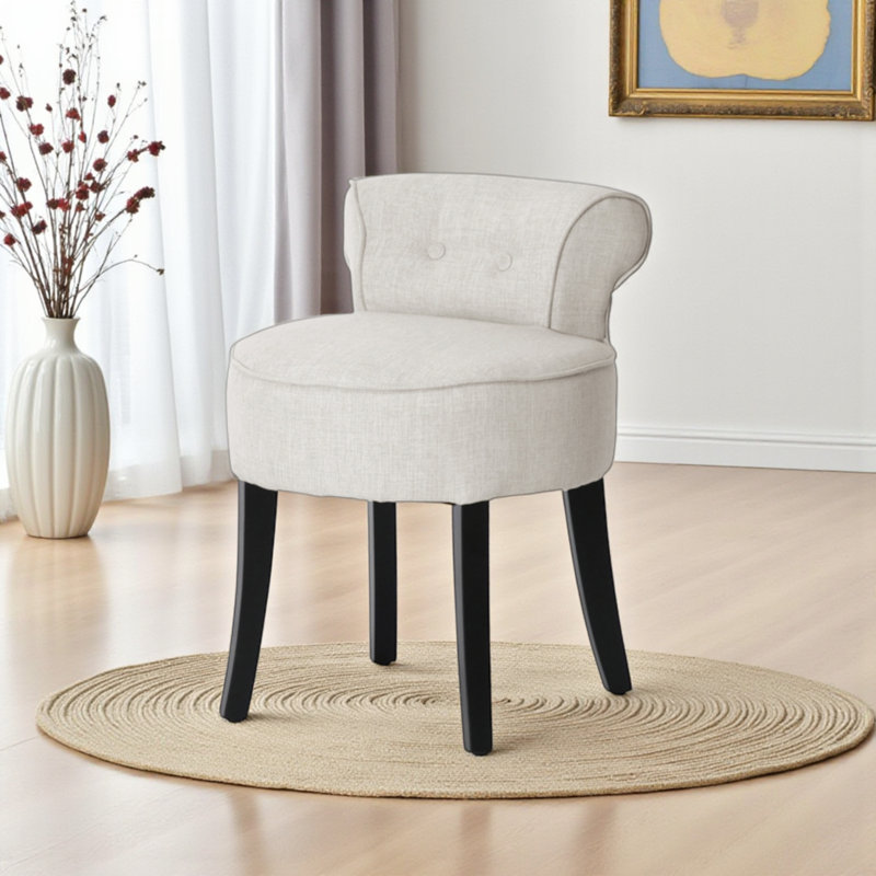 Tabouret d'appoint Millani, Beige
