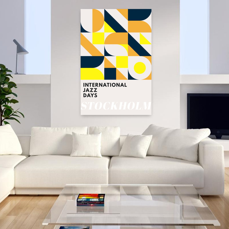 Art contemporain Art contemporain, H 36 po x l 24 po
