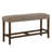 Brown Bar Table-Stool and Bench Set