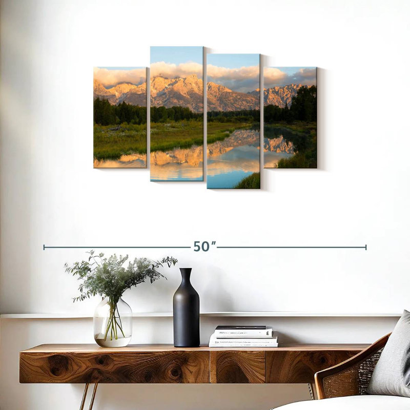 Alvord Grand Teton Schwabacher Landing, H 22 po x l 36 po
