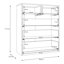 PANOPTIK 99.9 cm W Chest of 5 Drawers