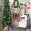 Arbre de Noël 4 pi en PVC vert + PE avec 919 pointes - arbre à charnières plein et luxuriant, assemblage facile, conception d'aiguille mixte réaliste-1435483489-1435483491-1435483495