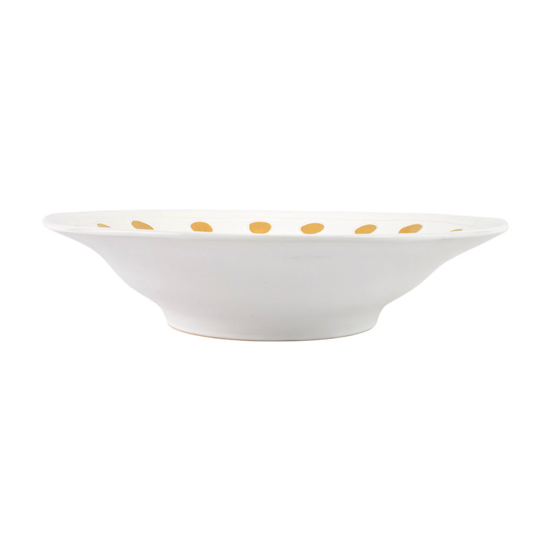 VIETRI Medici Serving Bowl, 3.75" H x 16" W x 16" D
