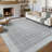 Vintage Area Rug Washable Rug Low Pile,Non-Slip Carpet Farmhouse Home Decor for Living Room,Bedroom,Dining Room-1120754003-1120754004