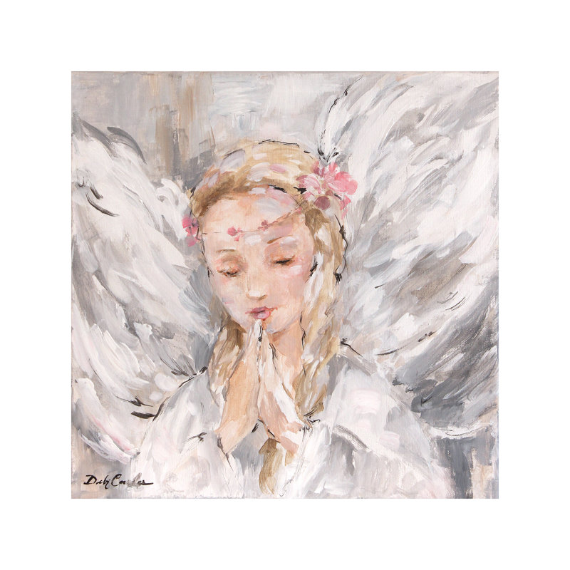 Prayer by Debi Coules - Painting on Canvas, 66.04 cm H x 66.04 cm W x 3.175 cm D, No Frame