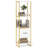 4-Tier Bookshelf with 4 Open Shelves Storage Drawer Modern Book Storage Organizer-2134058008