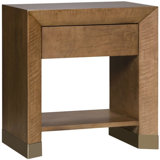 Dunecrest 1 - Drawer Solid Wood Nightstand