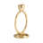 Round Ring Taper Candle Holder for Modern Home Decor - Sculptural Candle Holder for Tabletop Centerpiece and Living Room Decor - Gold-87058138-87058141