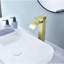 Robinet de salle de bain à cascade, robinet de meuble-lavabo à poignée simple