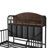Metal Platform Bed Frame With Light-1688543718-1688543716