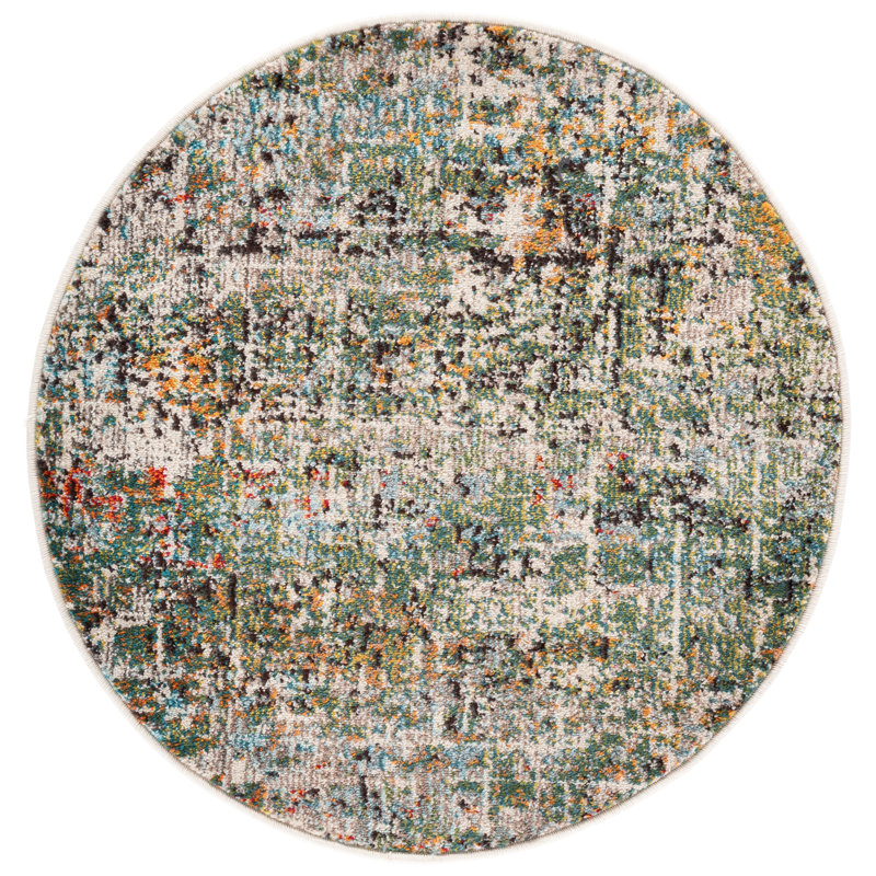Jyn Performance Abstract Rug, Round 3'