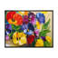 Fleurs jaunes de SunLife - reproduction de cadre flottant sur toile-515252112-515252115