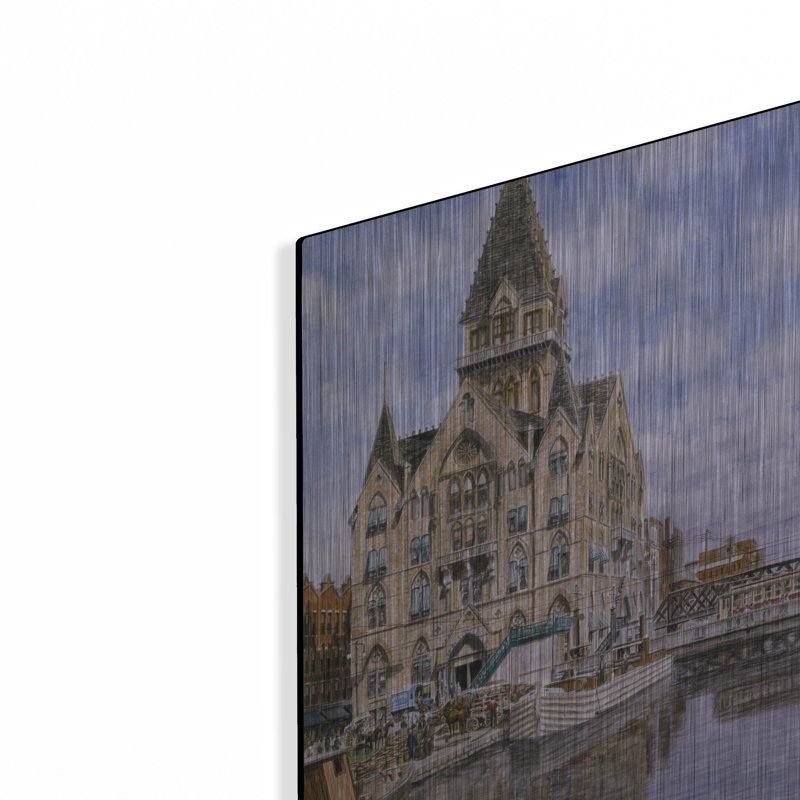 «Dewitt Clinton Square, ca. 1907, Syracuse Ny» par Stanton Manolakas, H 12 po x l 16 po