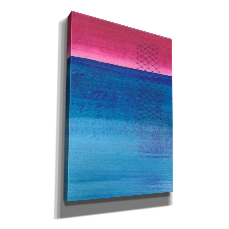 Toile épique Graffiti «Gemment Oppose 1» par Renee Kaelber, 18 po x 26 po