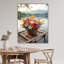 Art mural fleur en verre trempé-130153444