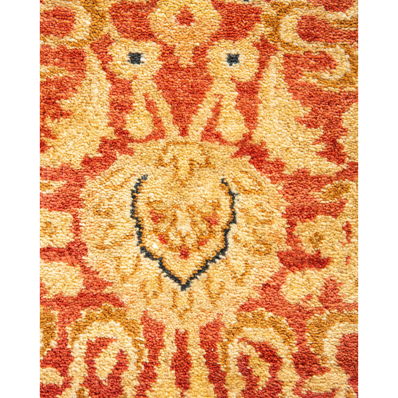 Classic One-of-a-Kind 6'3" x 9'2" Hand Knotted Area Rug
