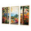 «Tropical Windows View Blooms 4 - Coastal Windows», art mural-1916625827-1916625831