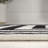 Isibeal Modern Classic Mitre Stripe Black/Ivory Rug-1282664991