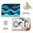 Blue Abstract Wave area rugs for Living Room, Soft and Comfortable, Suitable for all seasons, easy to maintain, machine washable Indoor floor mat, Under Table Farmhouse suitable for Bedroom, Dining Room, Study, Patio, Balcony, Home Decor-1669657105