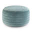 Vivienne - Pouf rond - Turquoise