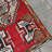 Vintage Turkish Oushak Rug in Red - Small Oriental Kitchen Rug with Antique Design