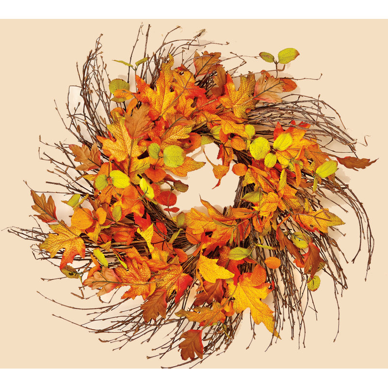 Couronne de brindille naturelle 24 po