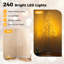 5 FT Lighted Birch Tree w/ 240 Warm White Light LED Lights Weighted Base-452569276