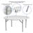 Noah Round Plastic Event Folding Table-86860308