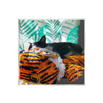 " Cuddling Cat Cozy Relaxing Pet " by Emily Kalina