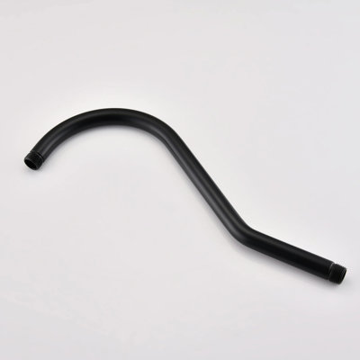 Matte Black Bathroom Shower Head - Corrosion , 2 Heads & Hand Adjustable Flow, Soft Holes