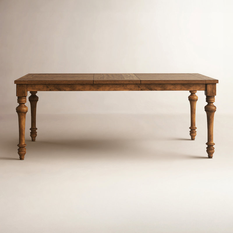 Simons Extendable Oak Solid Wood Base Dining Table